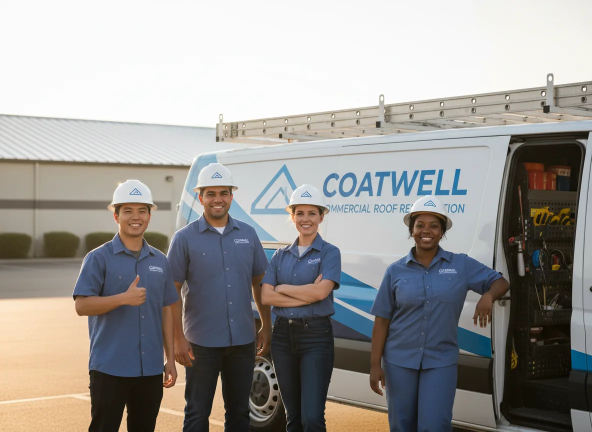 Commercial roof coating company in Watson, IL